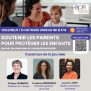 Soutenir les parents colloque Fnepe