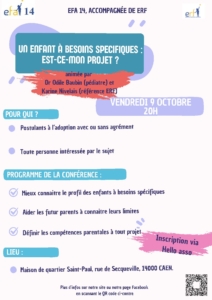 enfant à besoins spécifiques EFA 14